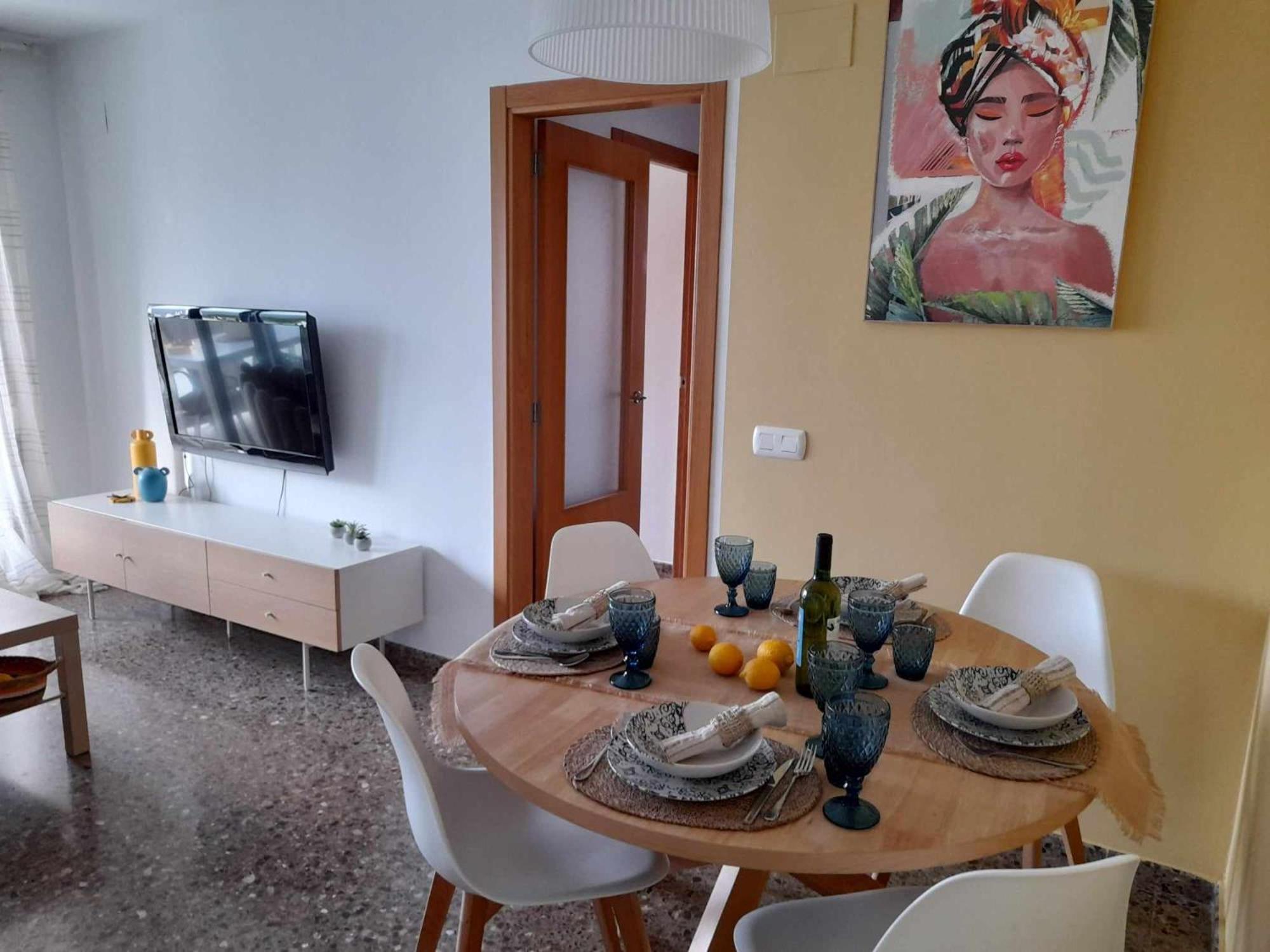 Apartament Ambar Gandia Playa-Grao Con Piscina Parking Ideal Para Familias Exterior photo
